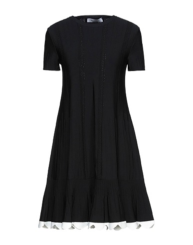 VALENTINO GARAVANI Office dress Black 86% Viscose, 14% Polyester
