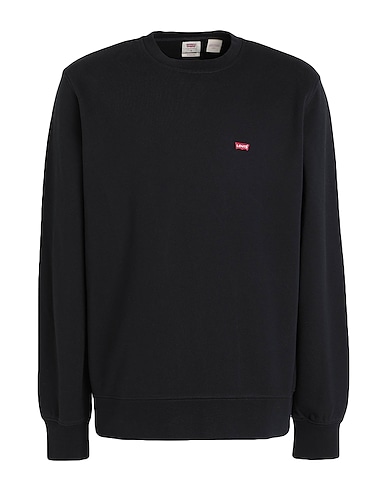 LEVI'S Sweatshirt NEW ORIGINAL CREW
 Black 100% Cotton