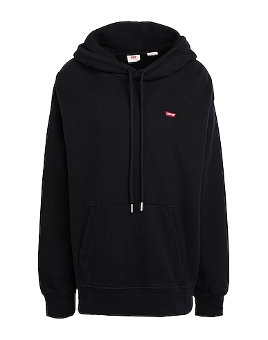 LEVI'S Hooded track jacket  STANDARD HOODIE
 Black 100% Cotton