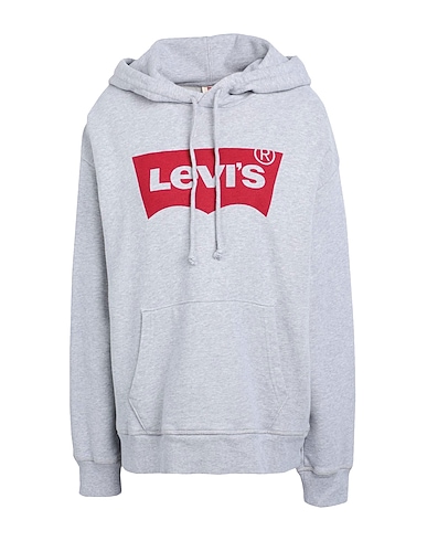 LEVI'S Felpa GRAPHIC STANDARD HOODIE
 Grigio 100% Cotone