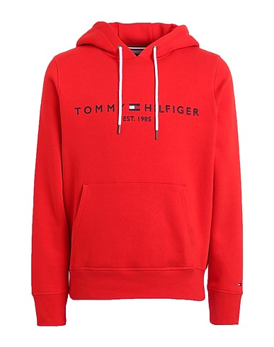 TOMMY HILFIGER Felpa TOMMY LOGO HOODY
 Ruggine 64% Cotone, 36% Poliestere