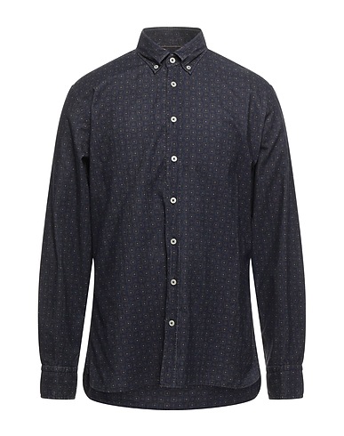 HACKETT Patterned shirt Blue 100% Cotton