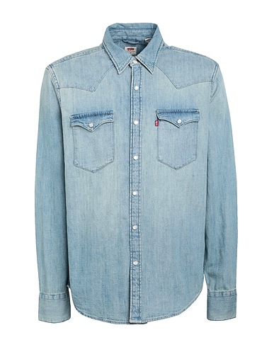 LEVI'S Denim shirt BARSTOW WESTERN STANDARD
 Blue 100% Cotton