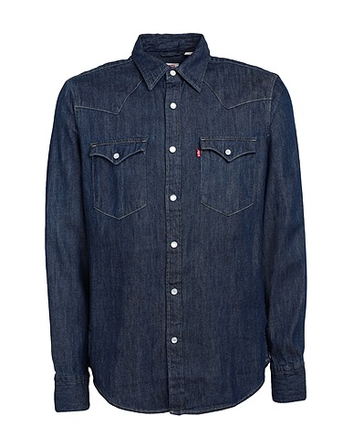 LEVI'S Denim shirt BARSTOW WESTERN STANDARD
 Blue 100% Cotton