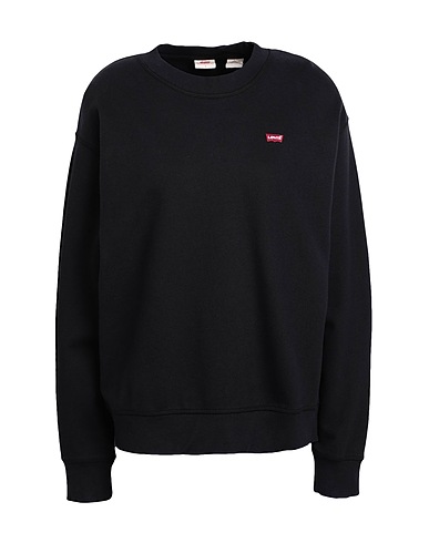 LEVI'S Sweatshirt STANDARD CREW
 Black 100% Cotton
