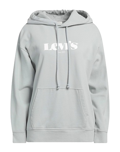 LEVI'S Hooded track jacket  GRAPHIC STANDARD HOODIE
 Sky blue 100% Cotton
