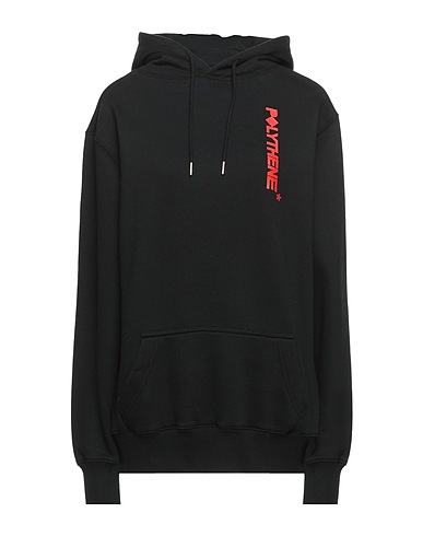 POLYTHENE* Hooded sweatshirt Black 72% Cotton, 28% Polyester