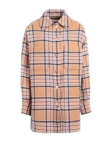 SEE BY CHLOÉ Checked shirt Sand 70% Wool, 25% Polyamide, 5% Other Fibres