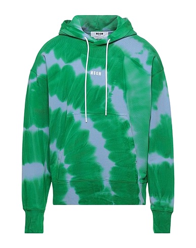MSGM Sweat-shirt VERDE SMERALDO 100% Coton