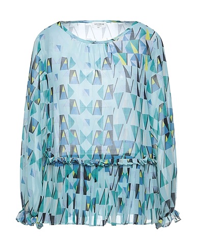 LE COEUR TWINSET Top Sky blue 100% Polyester