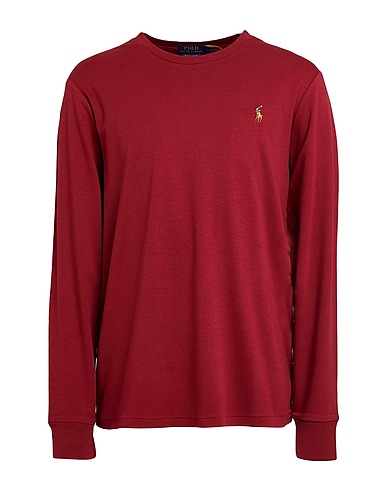 POLO RALPH LAUREN T-shirt CUSTOM SLIM SOFT COTTON TEE
 Porpora 100% Cotone