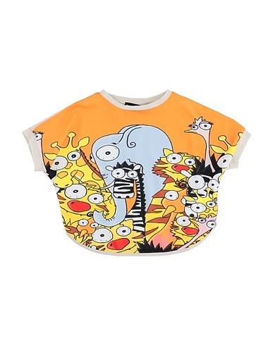 PAESAGGino Top Arancione 100% Poliestere, Cotone, Poliammide