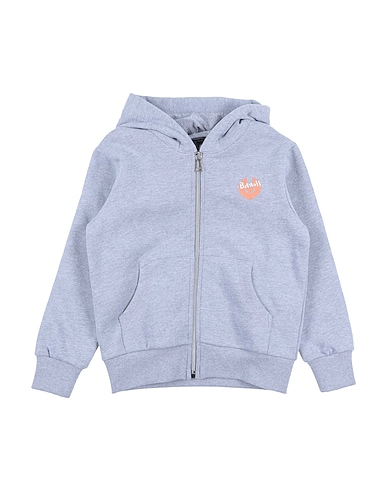 BELSTAFF Hooded track jacket  Light grey 100% Cotton