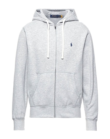 POLO RALPH LAUREN Hooded sweatshirt THE RL FLEECE HOODIE
 Light grey 60% Cotton, 40% Polyester