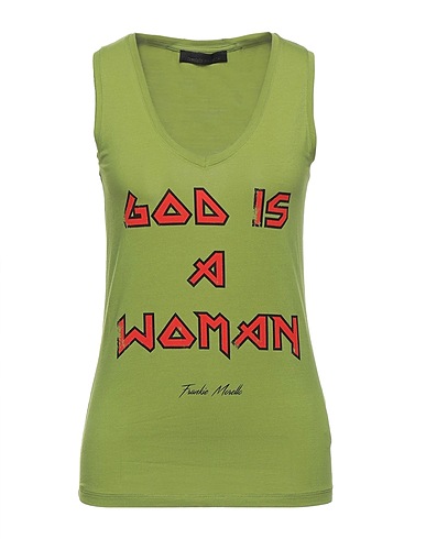 FRANKIE MORELLO T-shirt Green 95% Cotton, 5% Elastane