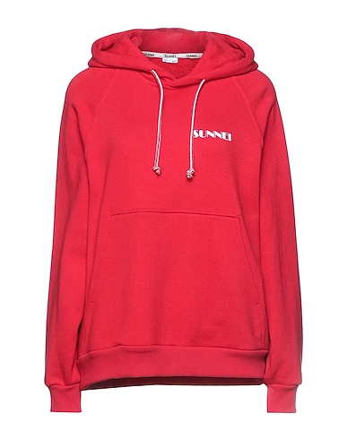 SUNNEI Hooded sweatshirt Red 100% Cotton