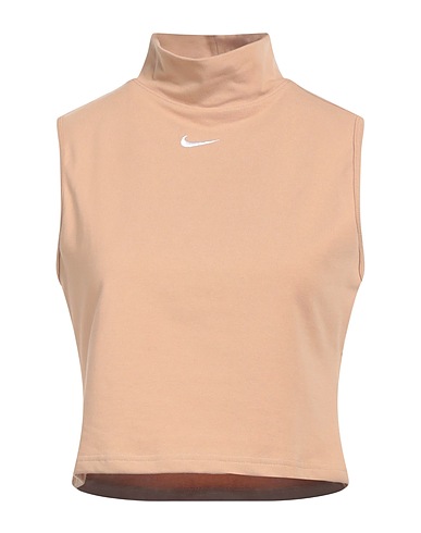NIKE Top ESSENTIAL SLEEVELESS MOCK TOP
 Sabbia 61% Cotone, 33% Poliestere, 6% Elastan