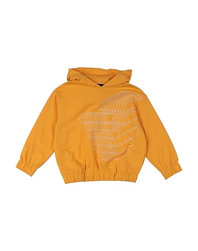 EMPORIO ARMANI Felpa Giallo ocra 95% Cotone, 5% Elastan