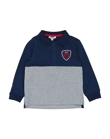 AYGEY Polo shirt Grey 95% Cotton, 5% Elastane