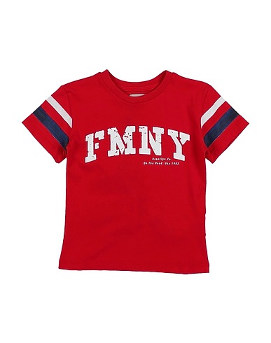 FRED MELLO T-shirt Red 100% Cotton