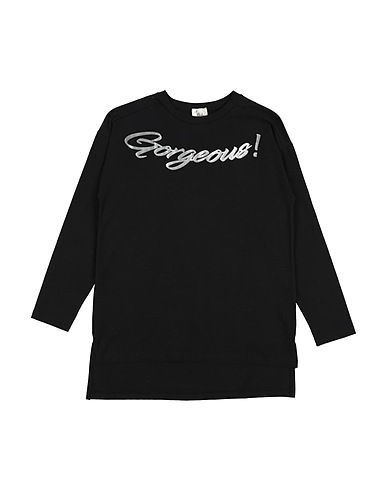 ILLUDIA T-shirt Black 95% Cotton, 5% Elastane