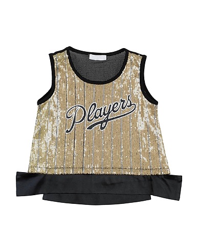 FUN & FUN T-shirt Gold 100% Polyamide, Polyester, Elastane