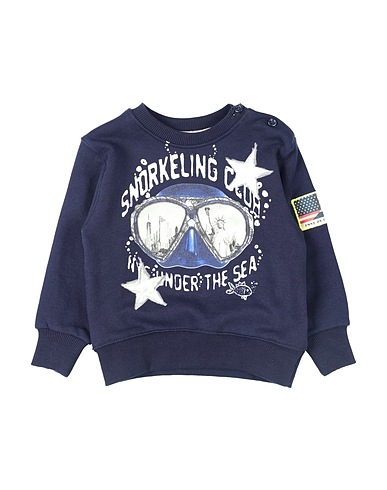 FRED MELLO Sweat-shirt Bleu nuit 100% Coton