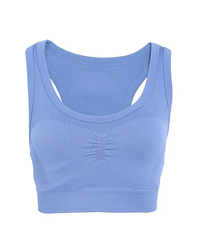 ADIDAS Top STUDIO BRA Pastel blue 86% Recycled polyamide, 14% Elastane