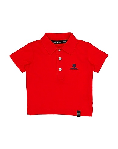 DANIELE ALESSANDRINI Poloshirt Rot 95% Baumwolle, 5% Elastan