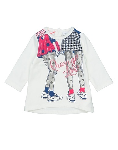 SARABANDA T-shirt White 93% Cotton, 7% NeoCryl®