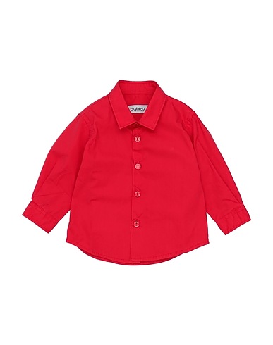 BYBLOS Patterned shirt Red 100% Cotton