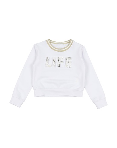 FUN & FUN Sweatshirt White 95% Cotton, 5% Elastane