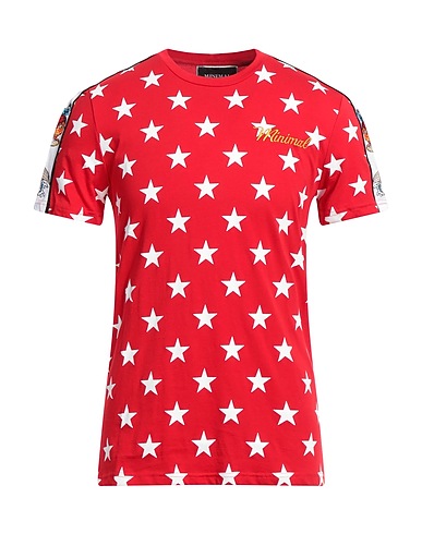 MNML COUTURE T-shirt Red 100% Cotton