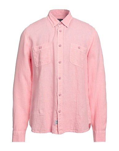 BLAUER. Linen shirt Pink 100% Linen