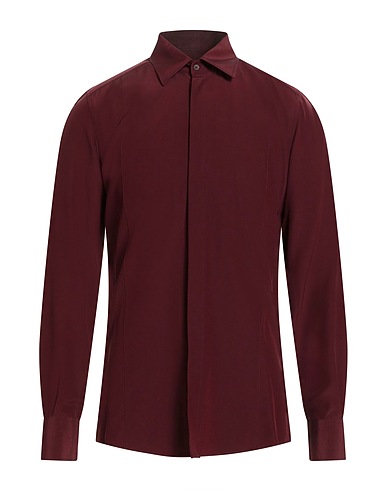 DOLCE&GABBANA Solid color shirt 100% Silk