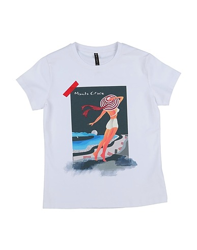 MANILA GRACE T-shirt White 94% Cotton, 6% Elastane