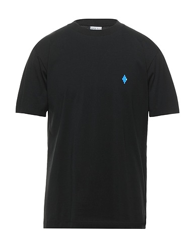 MARCELO BURLON T-shirt Black 100% Cotton, Elastane