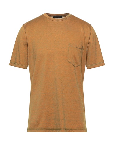 THE GIGI T-Shirt Kamel 51% Polyester, 49% Leinen