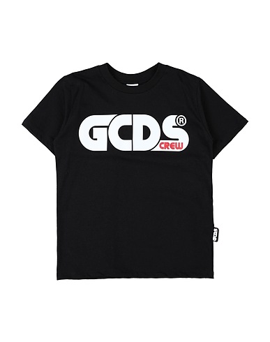 GCDS MINI T-shirt Black 100% Cotton