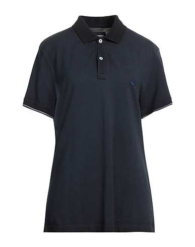BROOKSFIELD Polo shirt Midnight blue 100% Cotton