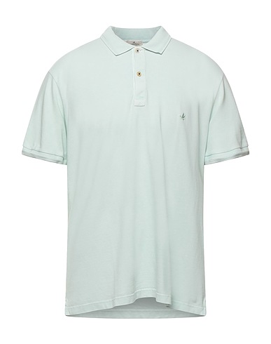 BROOKSFIELD Polo shirt Light green 100% Cotton