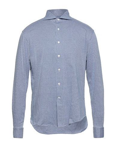 ALESSANDRO GHERARDI Camicia a righe Blu 100% Cotone