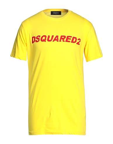 DSQUARED2 T-shirt Yellow 100% Cotton