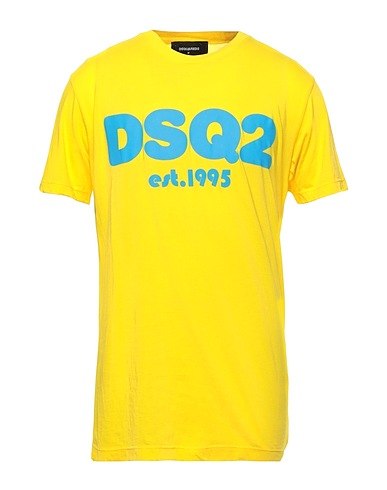 DSQUARED2 Ｔシャツ イエロー コットン 100%