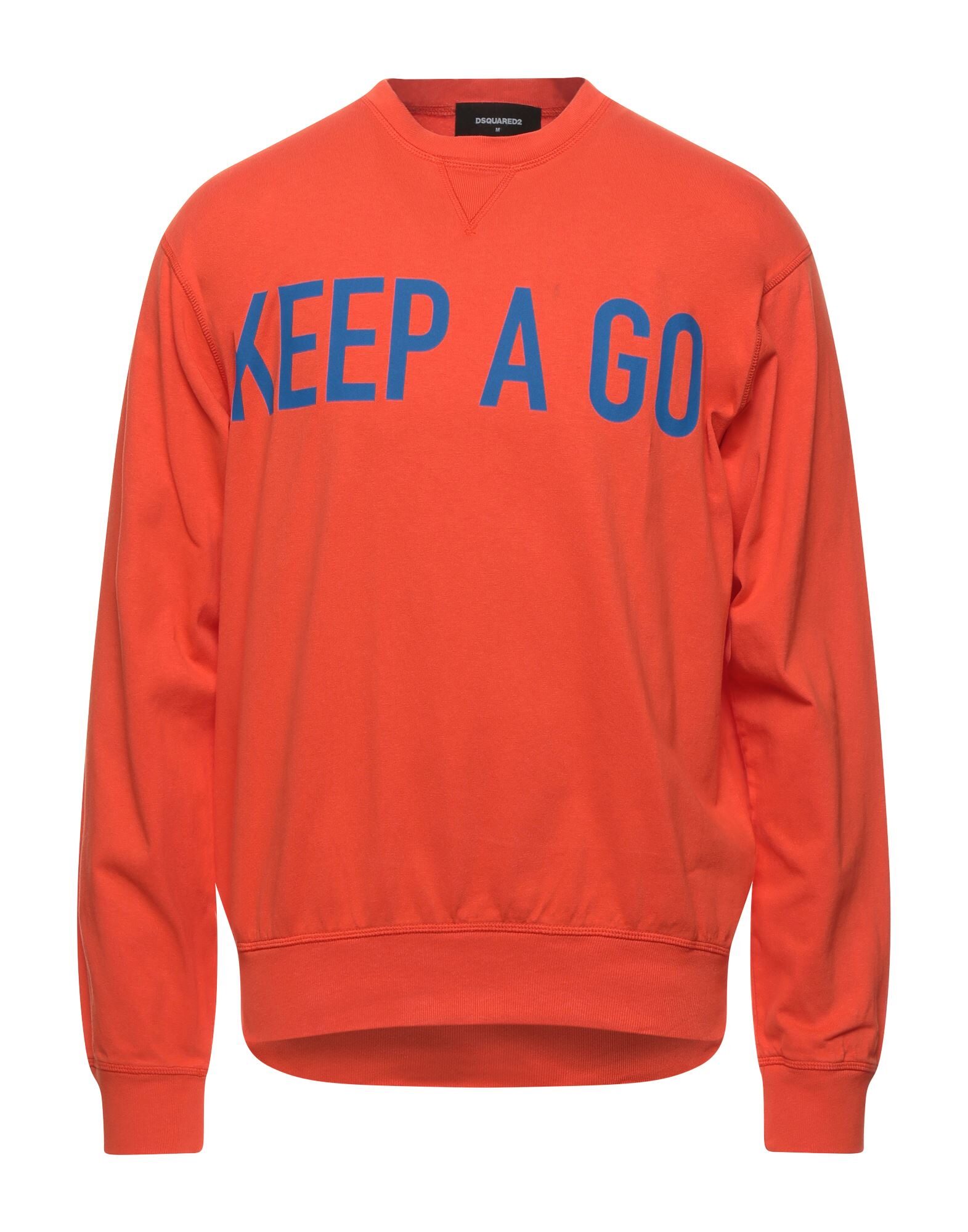 dsquared2 orange sweatshirt