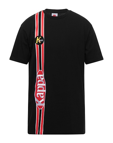 KAPPA T-shirt Black 100% Cotton