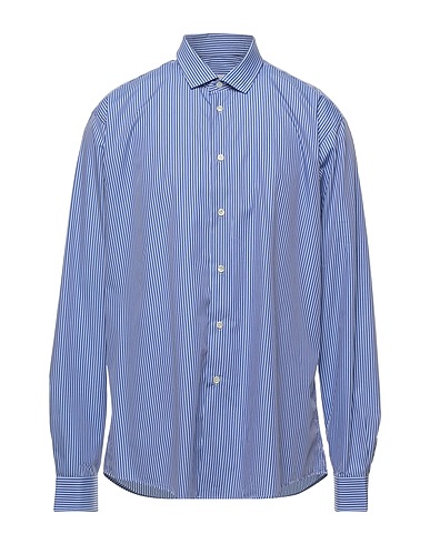 BRIAN DALES Gestreiftes Hemd Blau 100% Baumwolle
