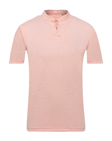 GREY DANIELE ALESSANDRINI T-shirt Salmon pink 94% Cotton, 6% Elastane