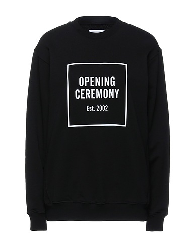 OPENING CEREMONY スウェット ブラック コットン 100% / ポリウレタン
