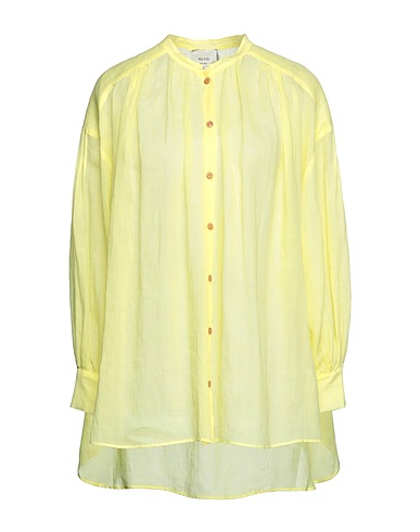 ALYSI Solid colour shirts & blouses CHOCOLAT Yellow 100% Ramie